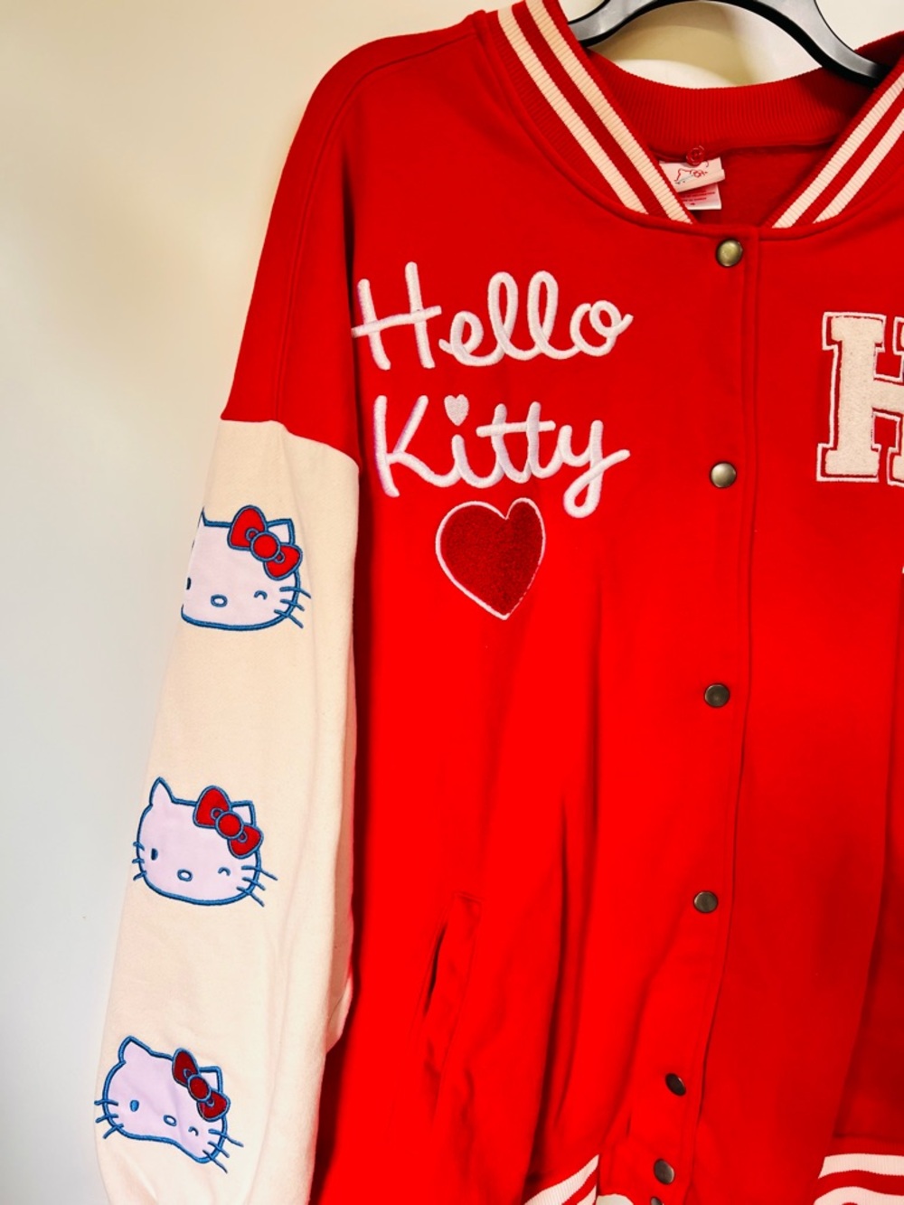 Hello Kitty Patch Varsity Jacket - Picture 2 of 3